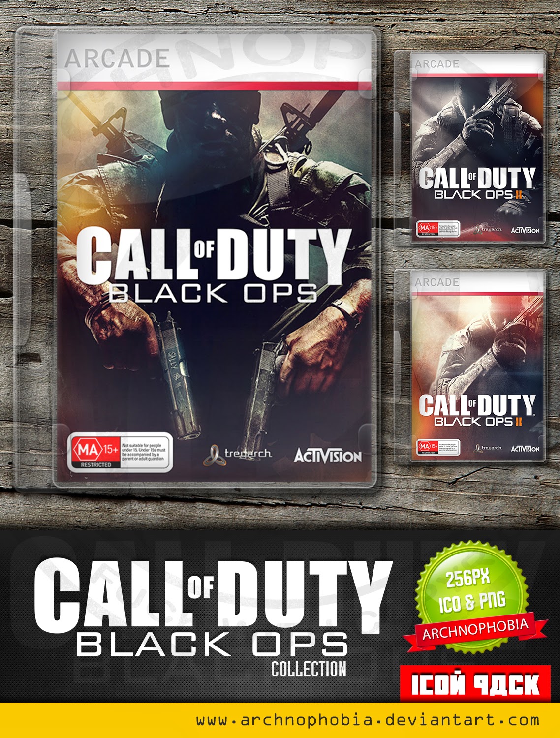 ArchnophobiA Call of Duty Black Ops Collection (ICONS PACK)