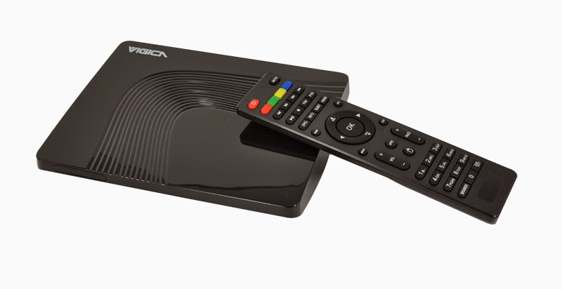 Full HD Android+DVB-S2 VIGICA C70S Smart tv box with DVB Combo box