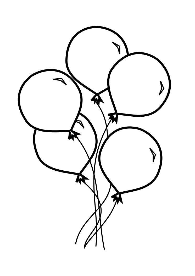 Baloons Coloring | Galerry Wallpaper