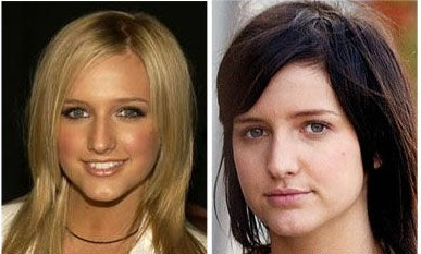 The
celeb without make-up