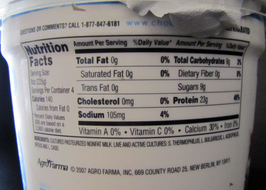 Does Straining Yogurt Increase Protein Diet
