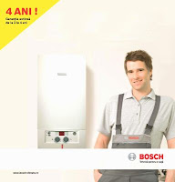 Bosch ofera o garantie extinsa de la 2 la 4 ani pentru numeroase modele de centrale termice murale