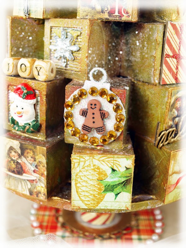 Imaginarium Designs Wooden block Christmas Tree and Layout by Sue Smyth