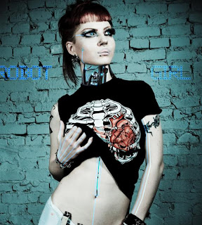 sexy beaty woman robots