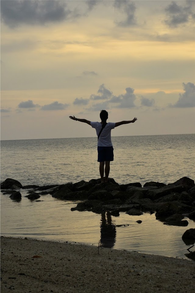 Gorgeous sunset in west coast Malaysia. Gorgeous sunset in west coast Malaysia.