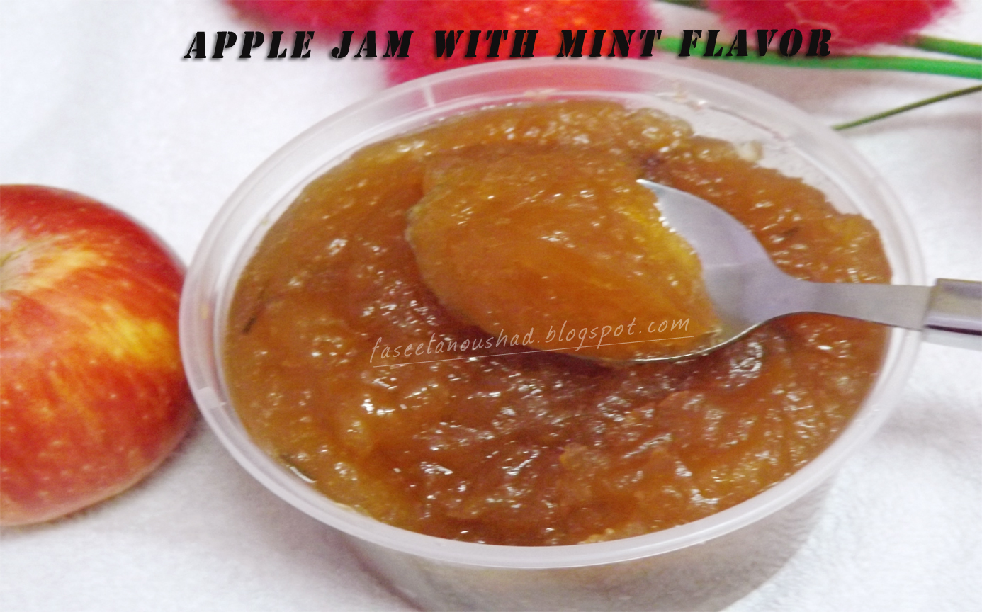 GOOD FOOD ENDS WITH GOOD TALK Apple Jam With Mint Flavor