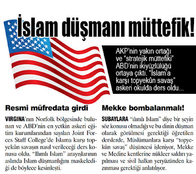 Amerika’nın sinsi islam düşmanlığı