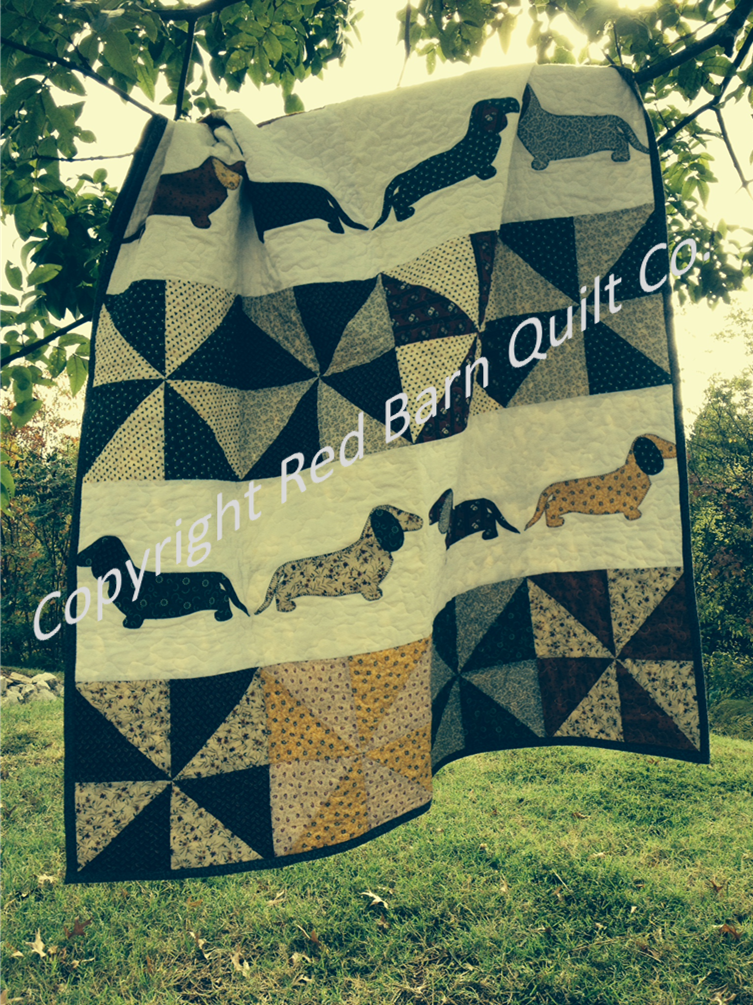 Red Barn Quilt Company Dachshund Quilt Pattern Coming Soon A