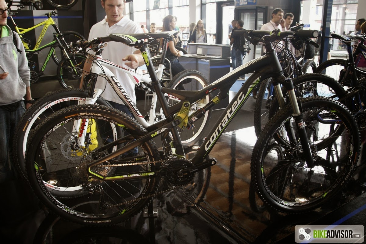 New Technology Corratec's Rear Suspension System Arm Crank