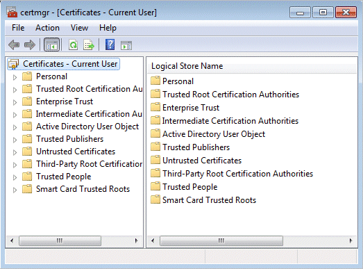 Encrypting File System Certificate Manager Encrypting File System Certificate Manager