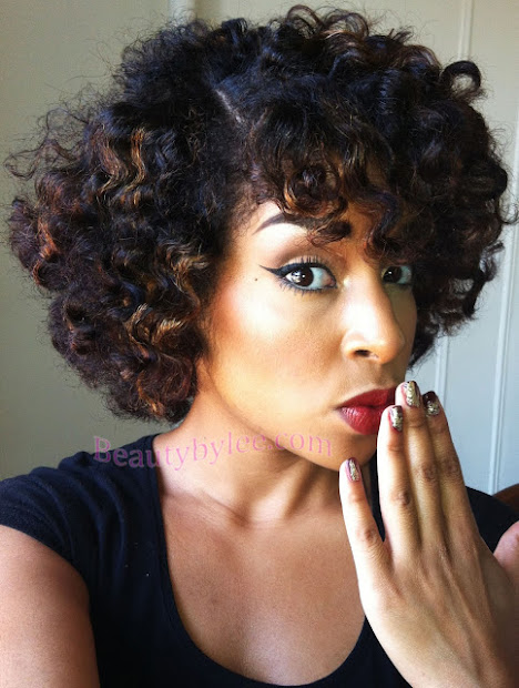 heat stretched bantu knot
