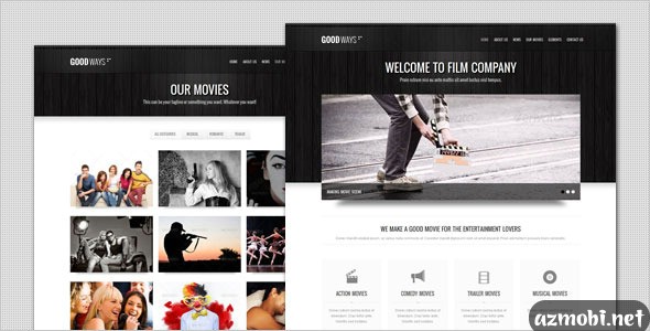 Goodways - Entertainment and Film HTML Template