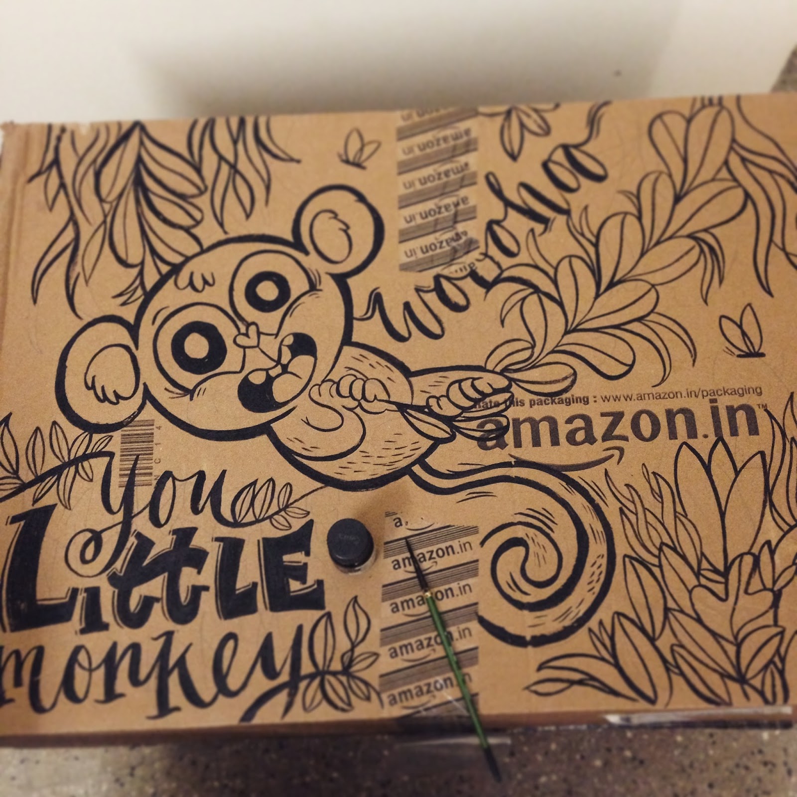 Alicia Souza Drawing on boxes