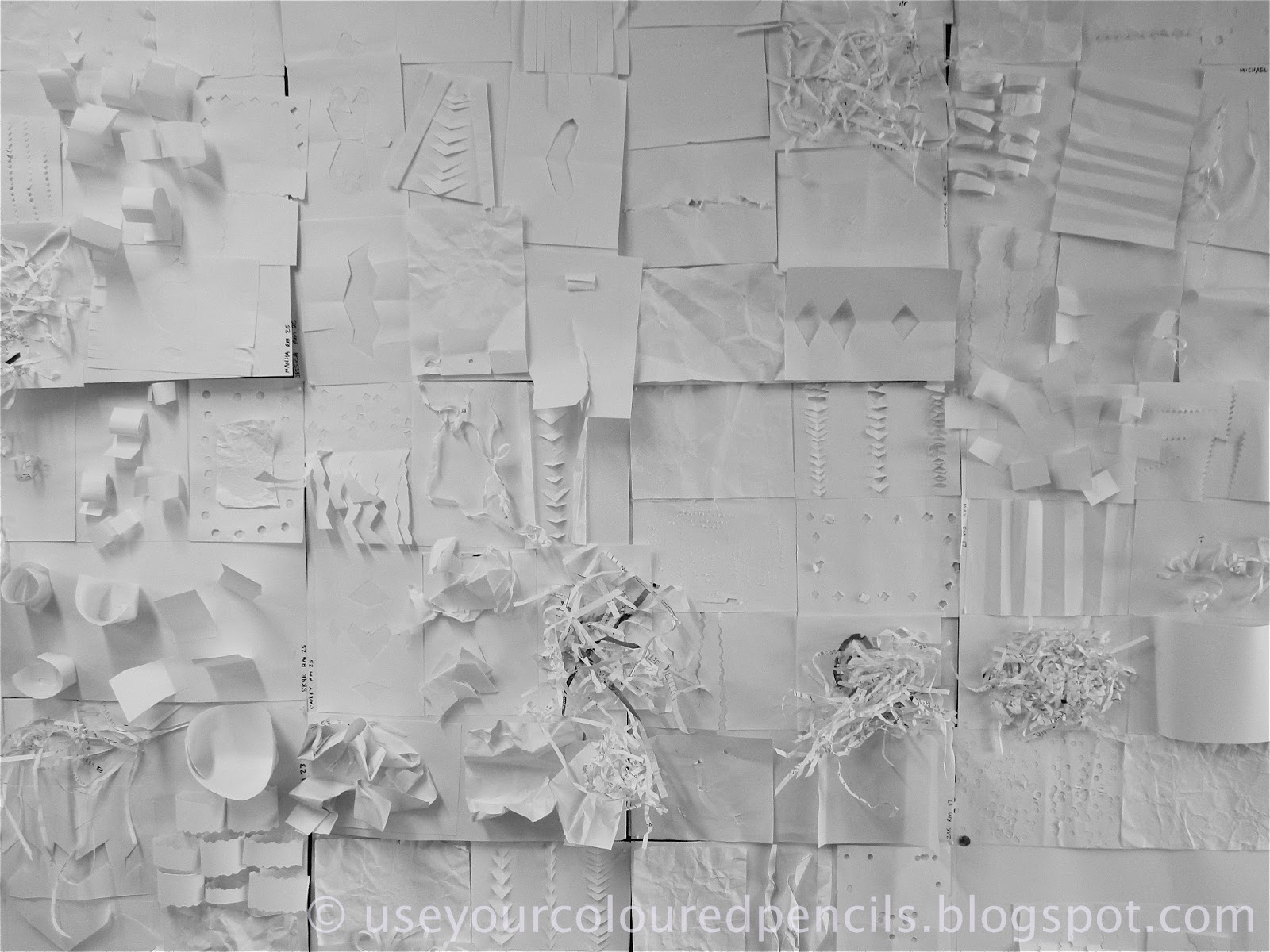 Use Your Coloured Pencils Textured Paper