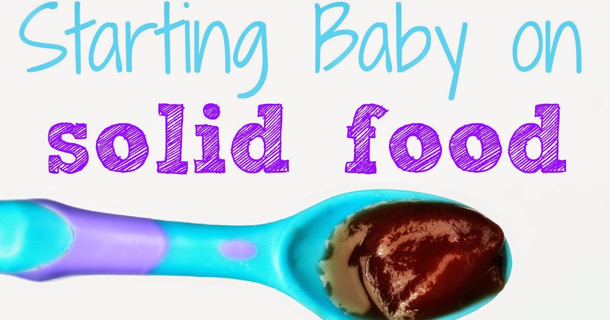 Catholic All Year: Starting Baby on Solid Foods for Moms Who Don't Have