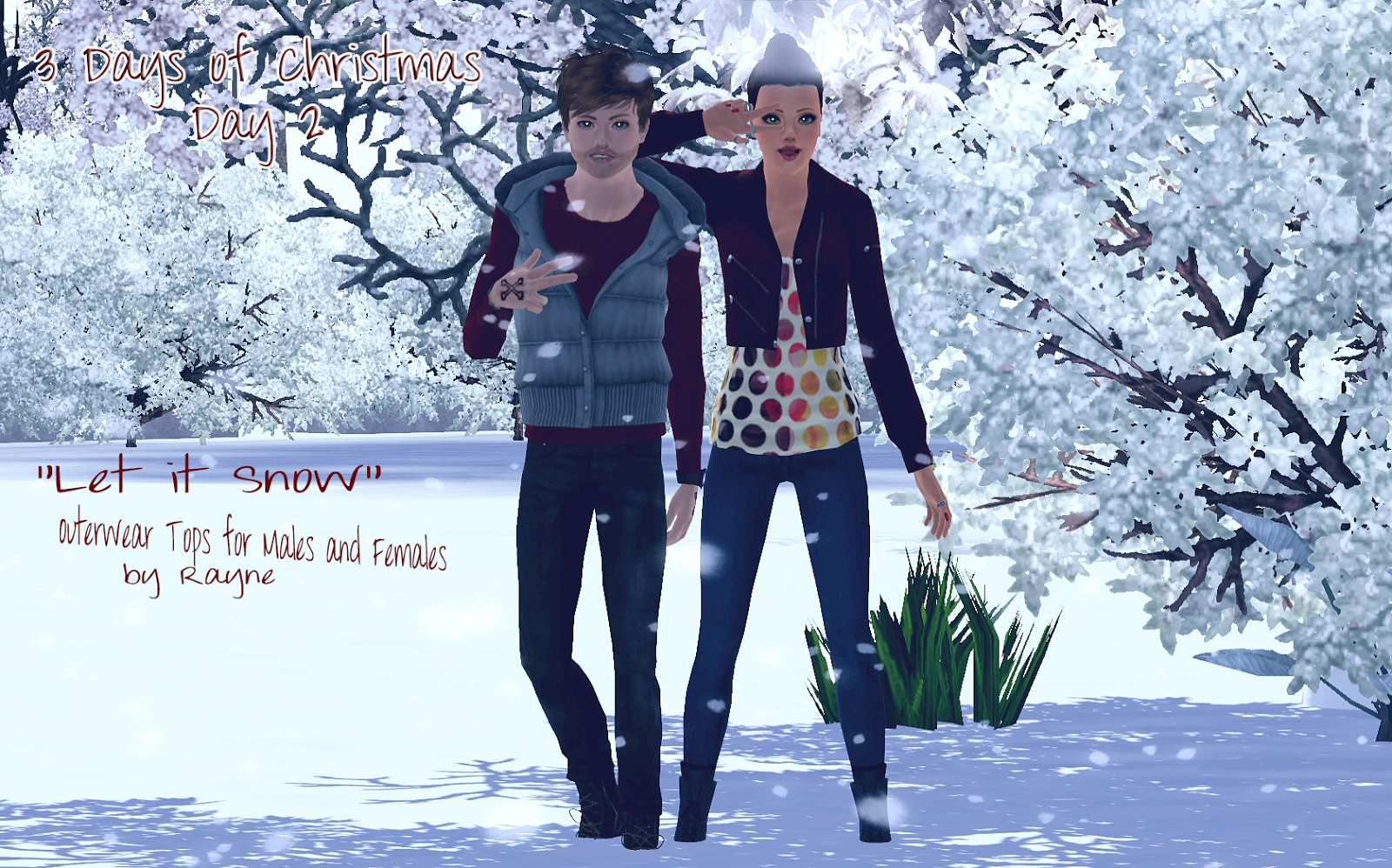одежда - The Sims 3:Одежда зимняя, осеняя, теплая. Cover+Pictures
