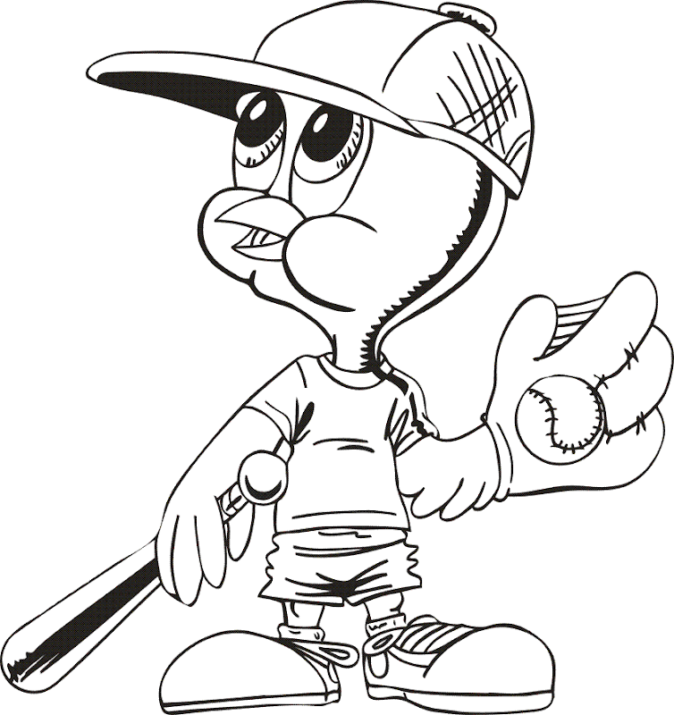 Baseball Field Coloring Pages Printable (18 Image) – Colorings.net
