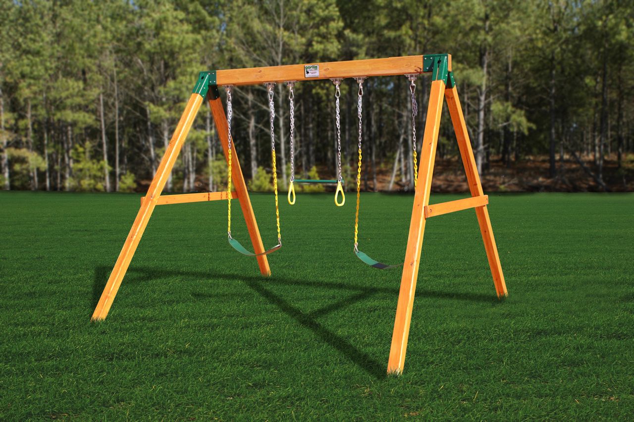 Blog Featuring A Free Standing Swing Set
