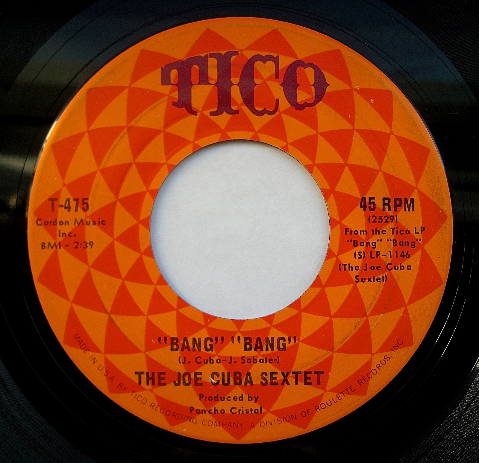 The Joe Cuba Sextet Bang Bang The Joe Cuba Sextet Bang Bang