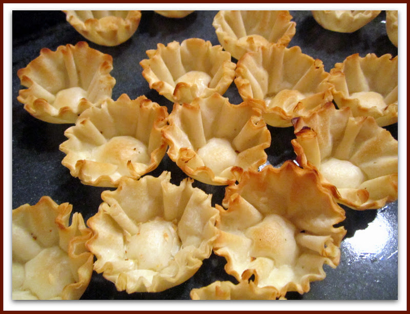 Red Kitchen Recipes Shrimp and Fontina Mini Fillo Shells