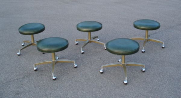 Mid Century Industrial Stools On Casters 100 Delivery Available Mid Century Industrial Stools On Casters 100 Delivery Available