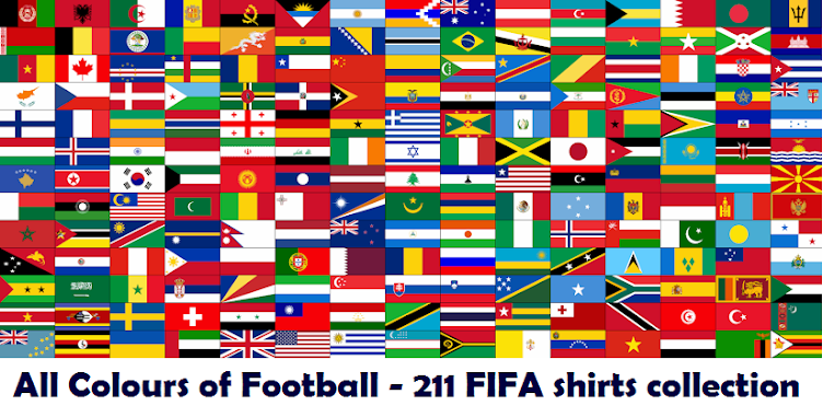 All Colours of Football - Simone Panizzi's collection of 211 FIFA national teams shirts  