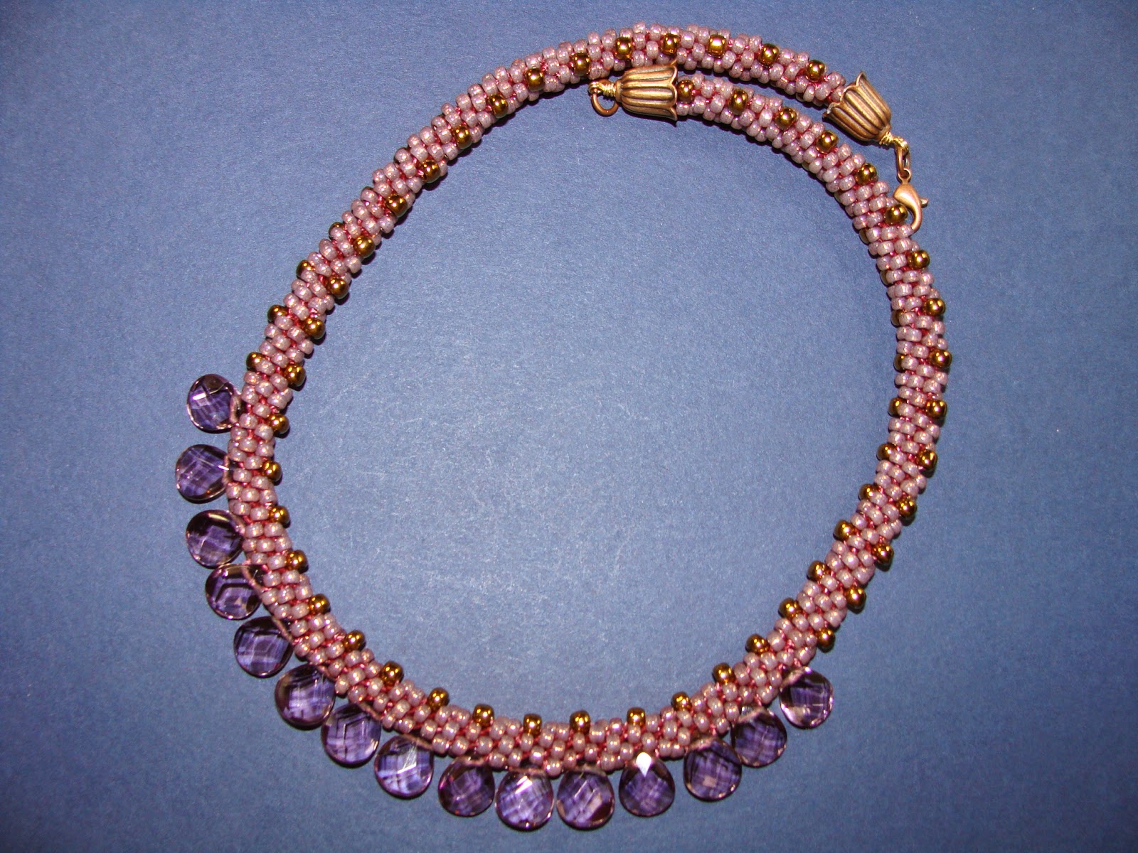 Beaded Girl How to attach a bead cap to a beaded Kumihimo or crochet rope