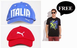 Get PUMA Round Neck T-Shirt absolutely FREE on Every Purchase of PUMA Cap