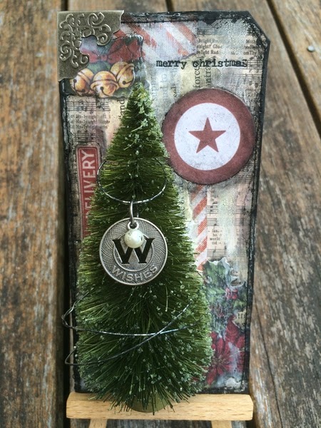 Altered &amp; Inked: Collaged Christmas..