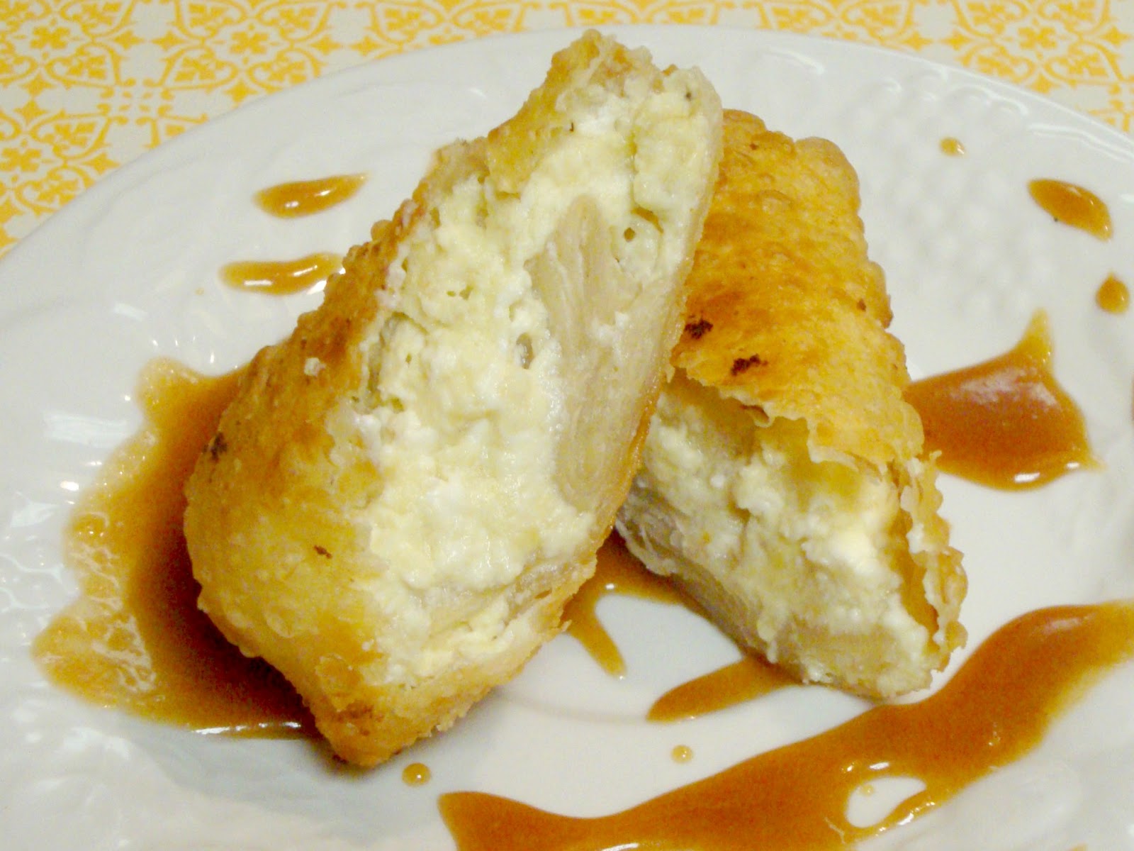 Food Floozie Banana Cheesecake Egg Rolls