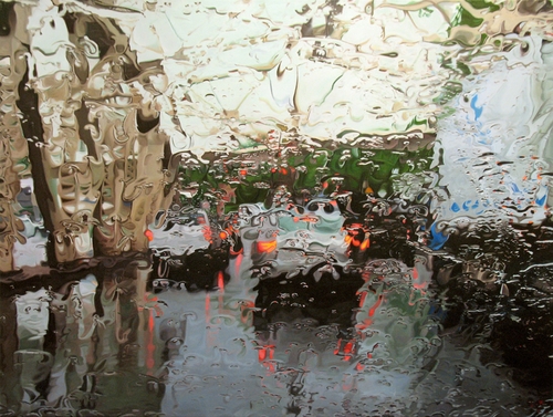 10-McGrath-Gregory-Thielker-Oil-Paintings-In-The-Rain-Photo-realistic