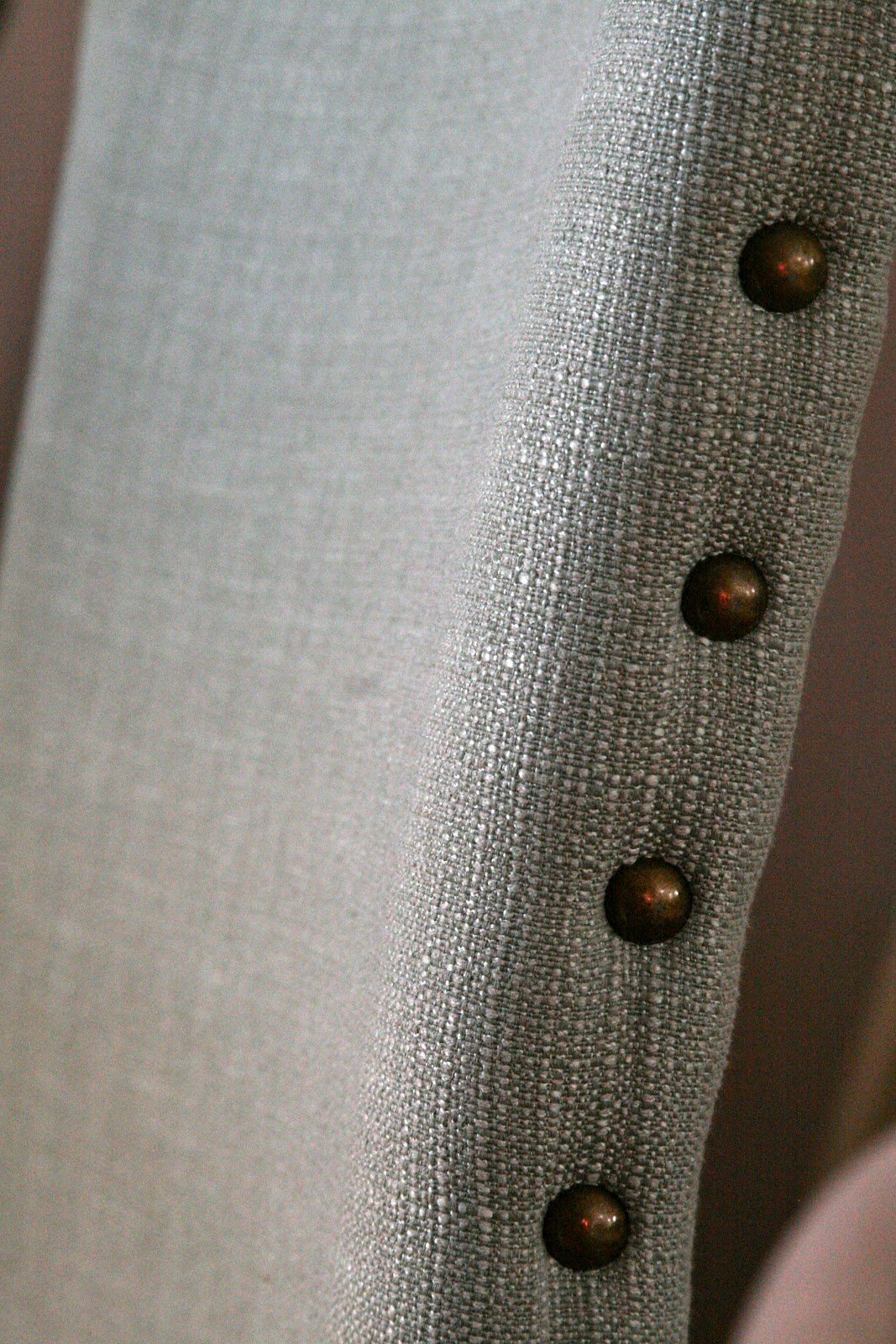 grass stains New desk chair with nailhead trim!