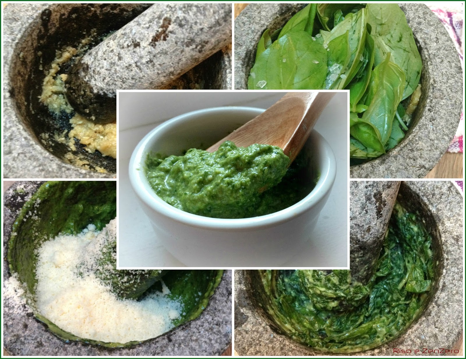 Riso e ZenZero Pesto Genovese al Mortaio