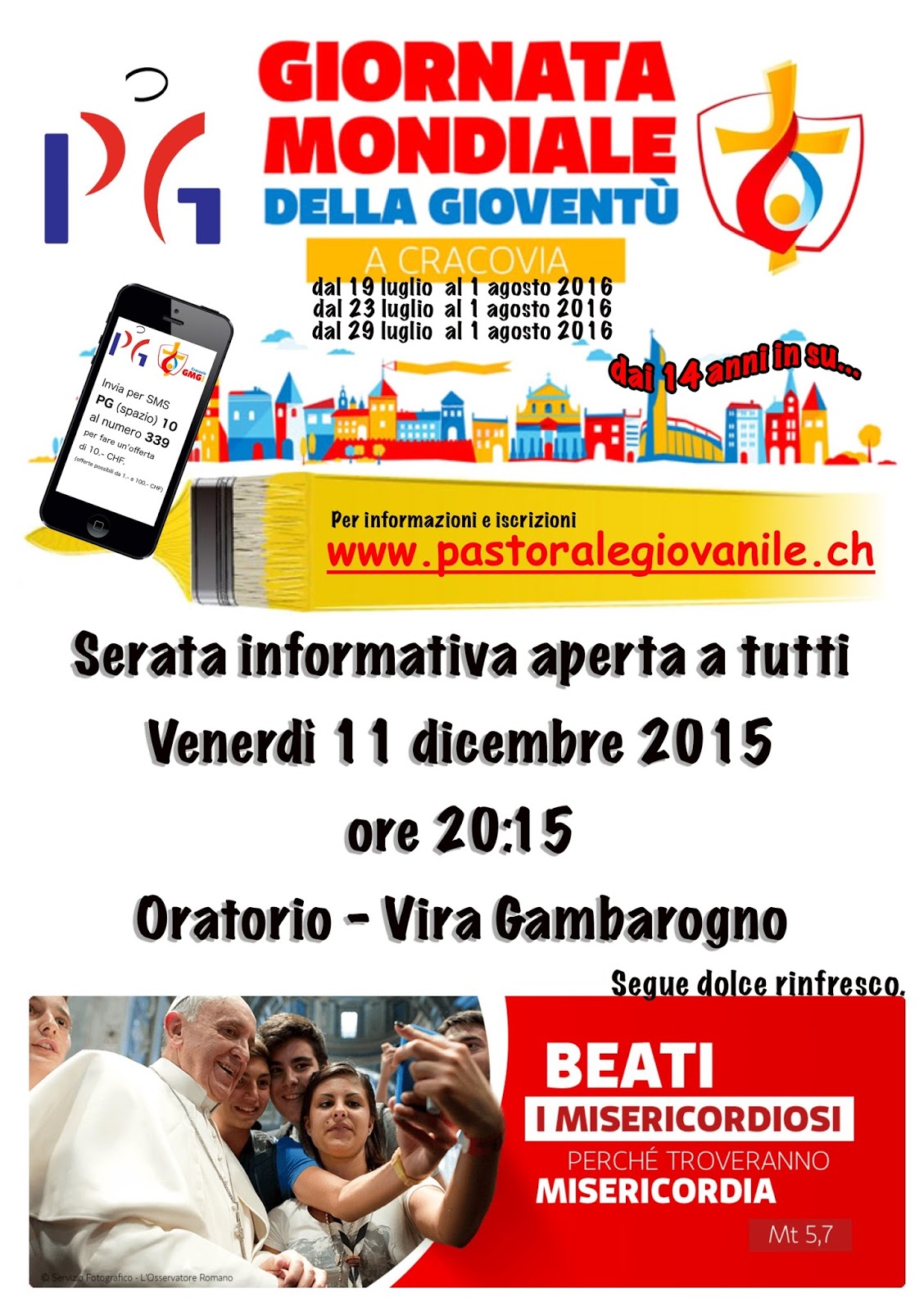 VOCE DEL GAMBAROGNO Giornata Mondiale della Gioventù