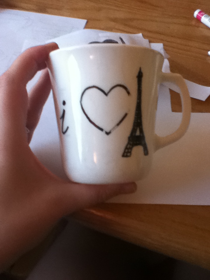 Tutorial DishwasherSafe Sharpie Mugs The Minimalish Mama