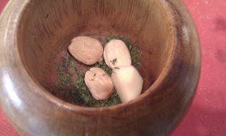 Merluza en salsa de almendras