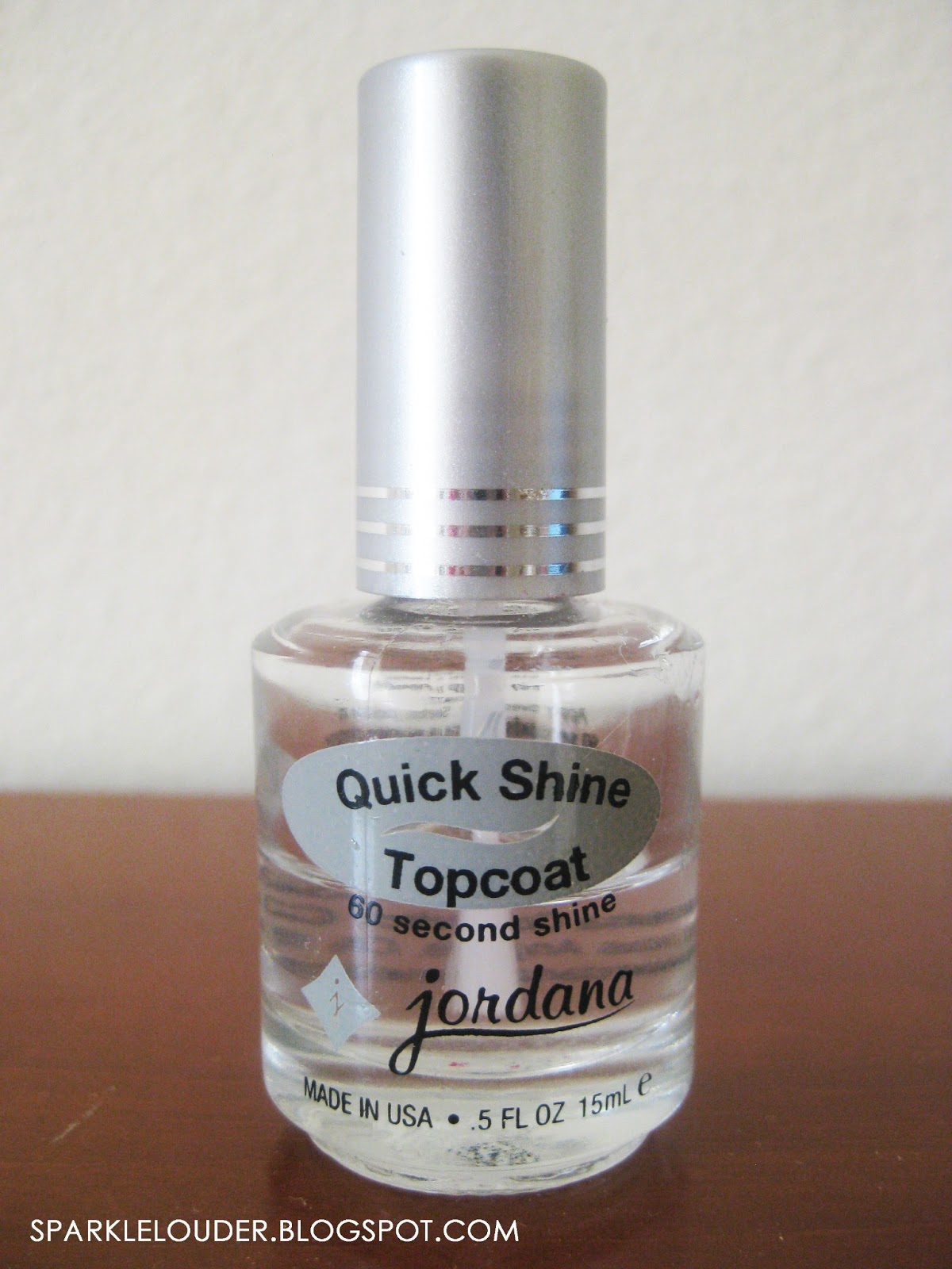 Sparkle Louder Review On Jordana Quick Shine TopCoat