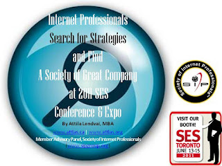 Internet Professionals Search for Strategies, SIP at the SES Toronto 2011, by Attila Lendvai