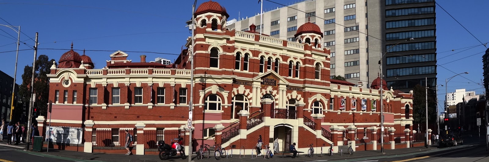 MAP MELBOURNE CITY BATHS