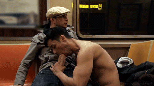 Licking gaysex subway lingerie