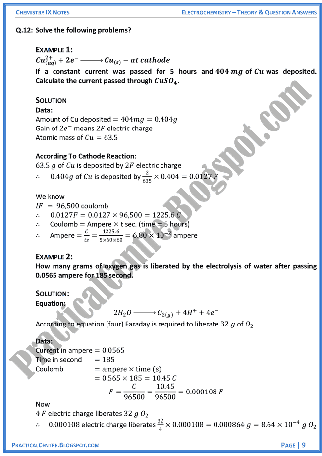 electrochemistry-theory-and-question-answers-chemistry-ix