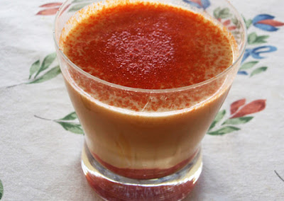 crema fría de garbanzos