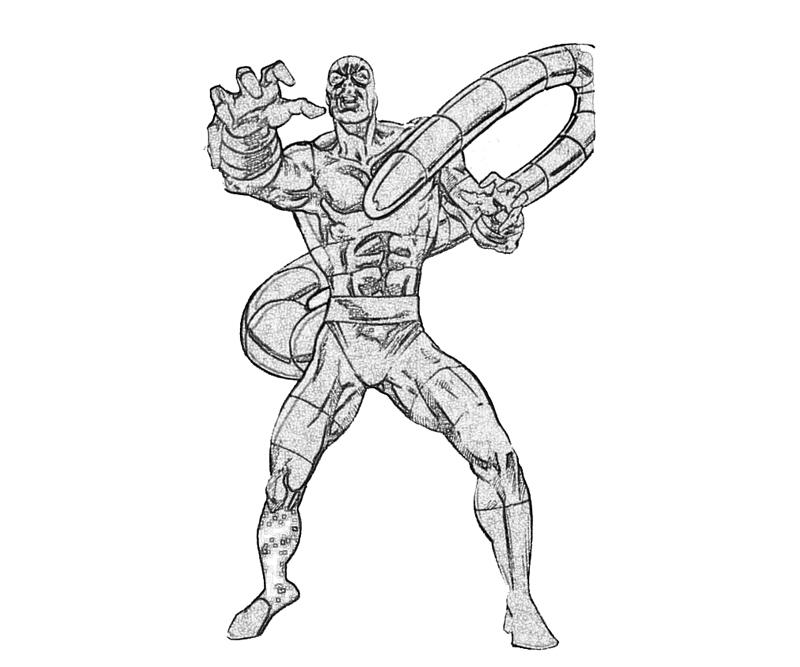 Marvel Ultimate Alliance 2 Scorpion Cartoon Coloring Pages marvel-ultimate-alliance-2-scorpion-cartoon-coloring-pages