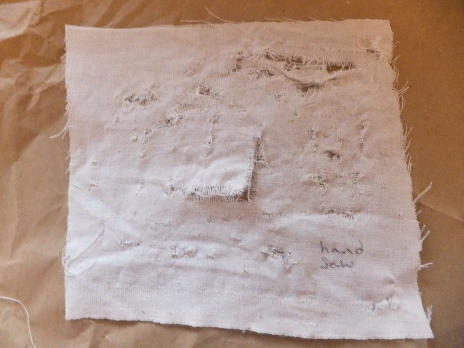 MAISIE DANIELS Torn Fabric Samples