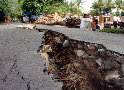 Earthquakes happening