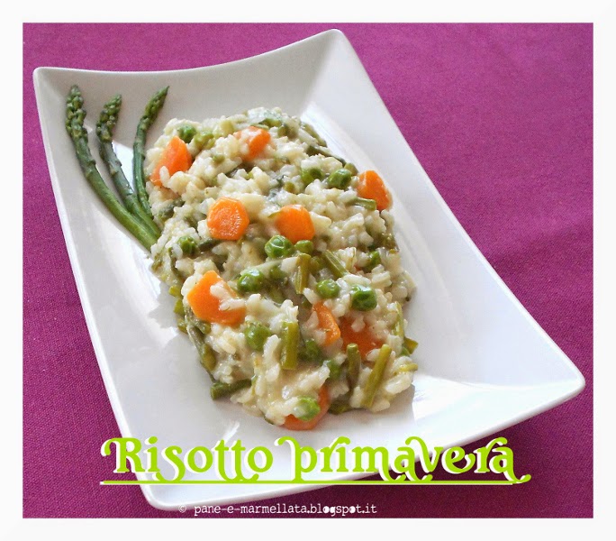 Risotto primavera .. pane&marmellata