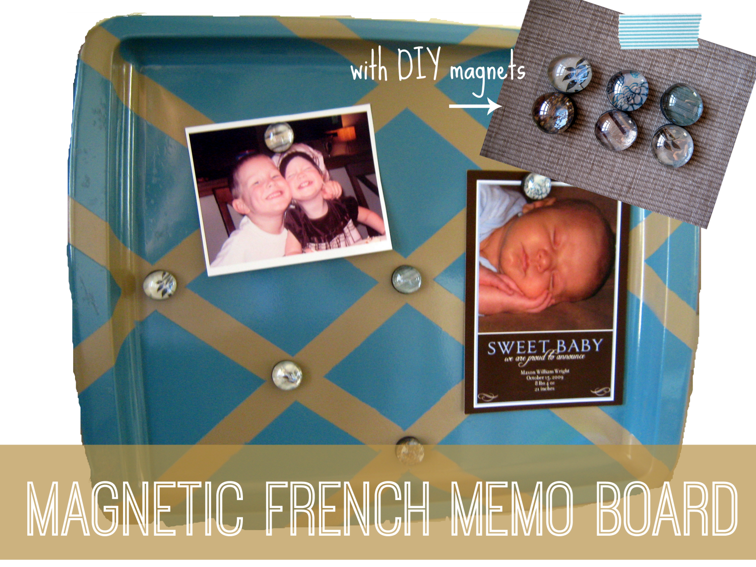 Home Made Modern DIY French Memo Board