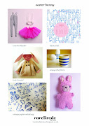 One of her rabbit doll outfits inspired this Easter bunny inspiration. easter bunny new flat