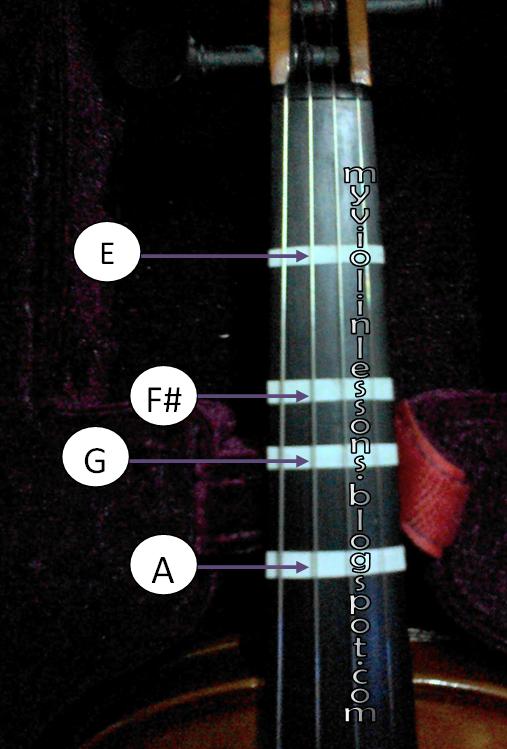 My Violin Lessons How to Put Violin Tapes