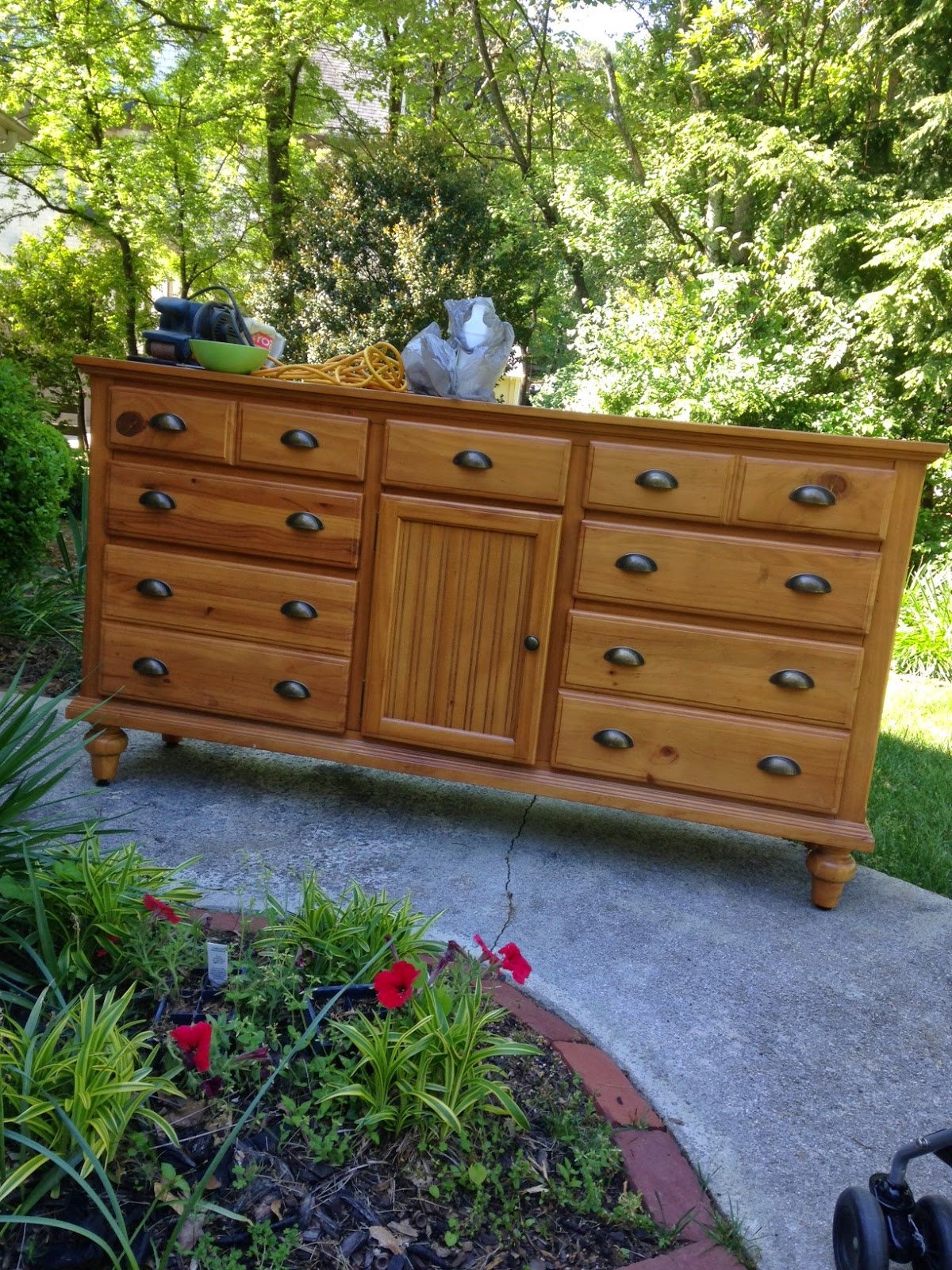 {THE FOYER} DIY Driftwood Dresser Southern State of Mind